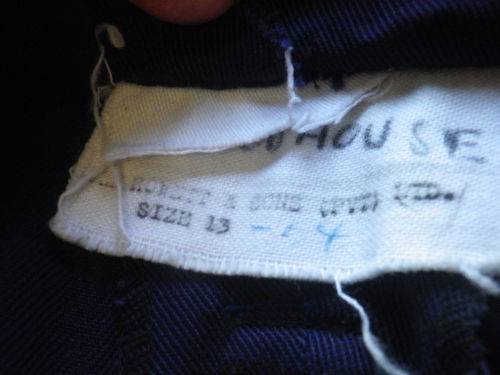 RHODESIA BSAP -  RIOT UNIFORM - DENIM BUNNY JACKET WITH TRAFFIC SLEEVES + TROUSERS + WEB BELT (7445)