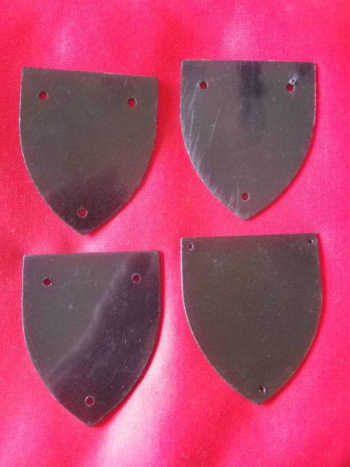 SADF - 4 X USED FLASH BACKINGS    (7606)