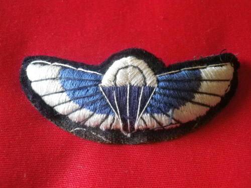 BRITISH ARMY - SAS EMBROIDERED PADDED PARA WINGS   (7643)