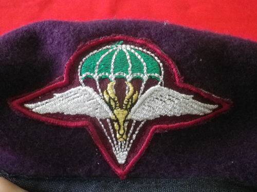 SANDF - 1 PARA  REGT. BERET - AS NEW - MADE STEPAHEAD 2009  - SIZE 57     (2669)