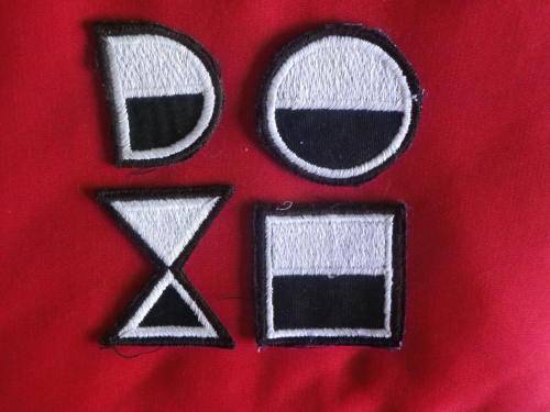 SADF - 31 BATTALION 4 X TACTICAL SIGNS - HQ, BRAVO, CHARLIE, FOXTROT    (5032)
