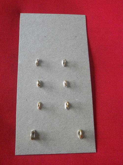 RHODESIA BSAP - SECTION OFFICERS MOCK UP RH SHOULDER BOARD - ALL ORIGINAL BADGES ON CARDBOARD (7675)