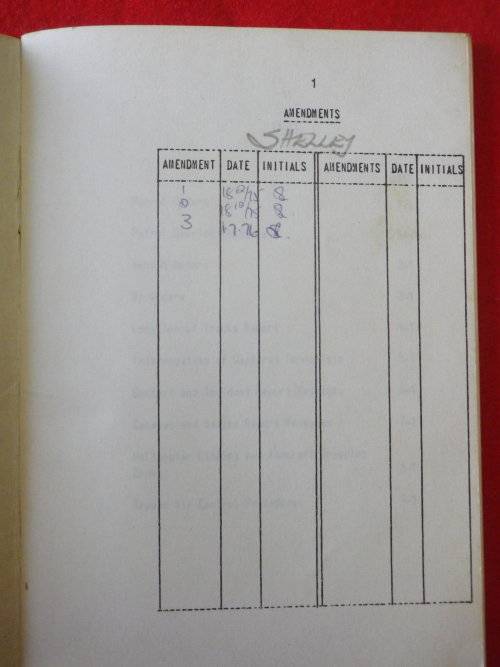 RHODESIAN ARMY -COUNTER INSURGENCY  AIDE MEMOIRE - 1975 - INSCRIBED - HAS ADDITIONS - SCARCE  (7775)