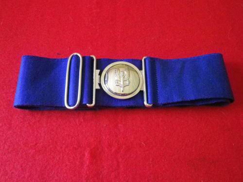 RHODESIAN SAS STABLE BELT  - BUCKLE STAMPED REUTELER. MAX LENGTH 100CM / 39`L - GOOD CONDITION(7964)