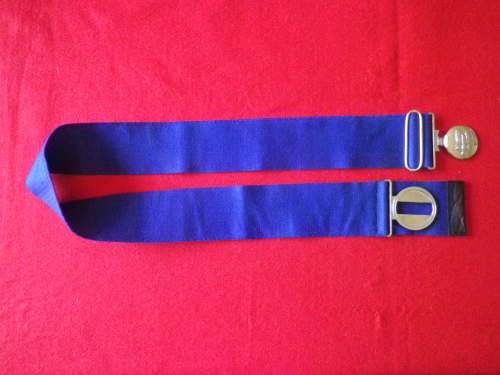 RHODESIAN SAS STABLE BELT  - BUCKLE STAMPED REUTELER. MAX LENGTH 100CM / 39`L - GOOD CONDITION(7964)