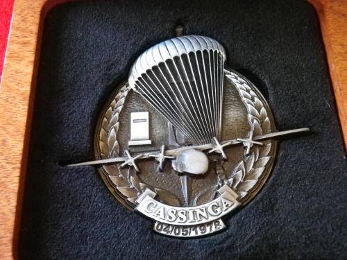 1 PARA BATTALION - MEDALLION COMMEMORATING BATTLE OF CASSINGA  - NO 94 -  IN ORIGINAL BOX (6503)