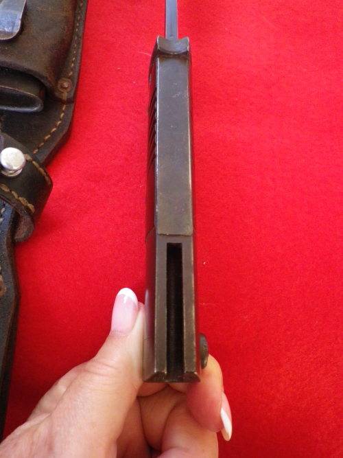 GERMAN WW2 MAUSER K98 RIFLE BAYONET + SCABBARD - MATCHING NUMBERS + FROG - READ MORE BELOW  (4078)