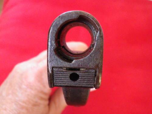 BRITISH LEE ENFIELD NO 4 RIFLE BLADE BAYONET + SCABBARD 1949     (4080)