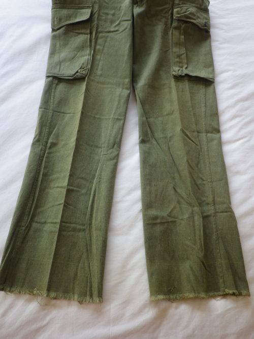 RHODESIAN WAR PICK UP -EX ZIPRA KHAKI SHIRT + TROUSERS - POOR CONDITION, MOST BUTTONS MISSING (4084)