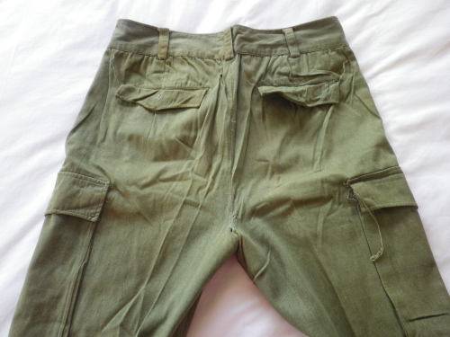 RHODESIAN WAR PICK UP -EX ZIPRA KHAKI SHIRT + TROUSERS - POOR CONDITION, MOST BUTTONS MISSING (4084)