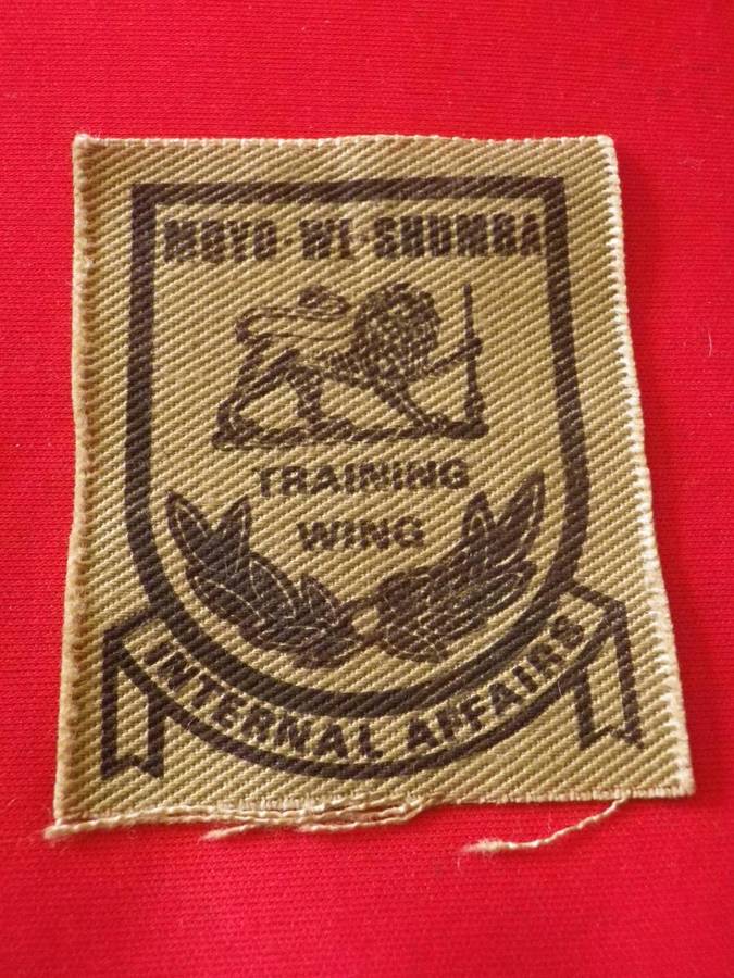 RHODESIA - INTERNAL AFFAIRS TRAINING WING RH PATCH - RARE              (8535)
