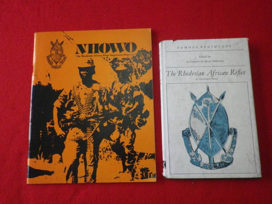 `RHODESIAN AFRICAN RIFLES ` BY CHRIS OWEN HC + DW    +   1X NHOWO MAGAZINE      (1008)