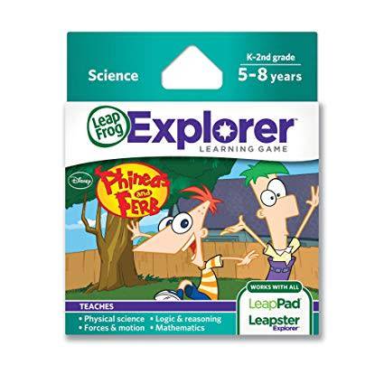 Leap Frog Leapster Explorer Phineas and Ferb