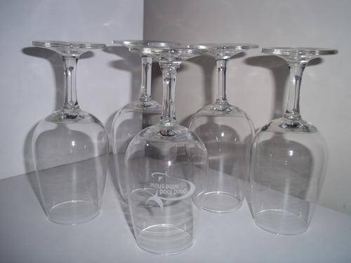Wine tasting glasses (4) with a bonus "good food & wine" tasting glass