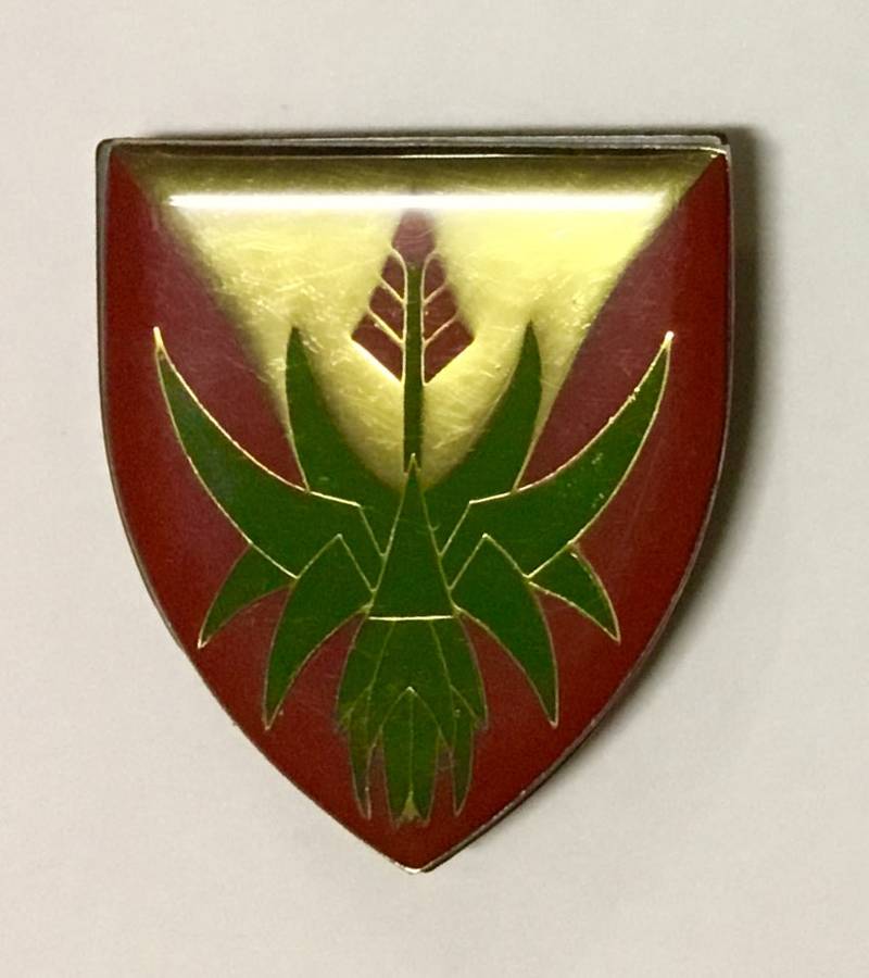 Beautiful!! Rare Zeerust Commando Shoulder Flash with all three pins