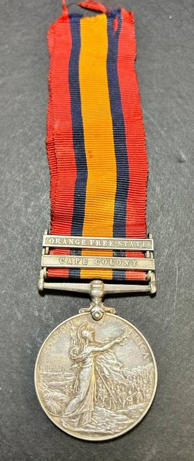 Boer War - Full Size Queen South Africa (QSA) Medal:463 PTE E.E Mcartney Frontier Lt Horse