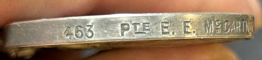 Boer War - Full Size Queen South Africa (QSA) Medal:463 PTE E.E Mcartney Frontier Lt Horse