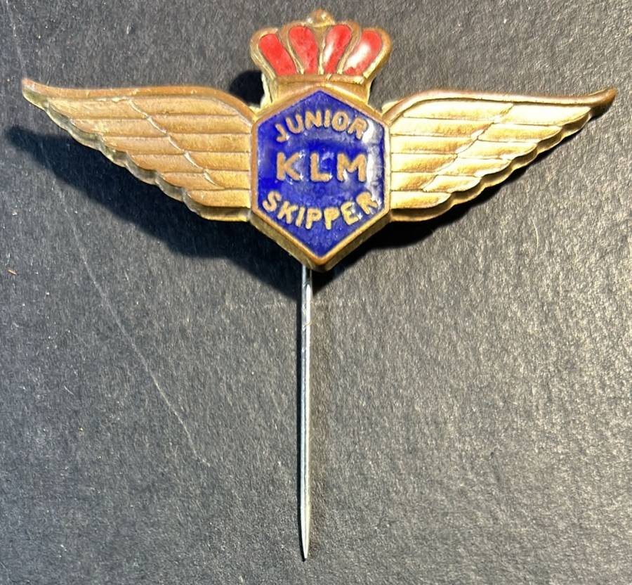 KLM Junion Skippers Pin Badge