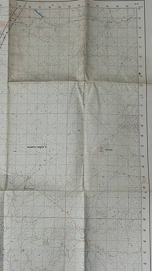 Rhodesia - Vintage Map