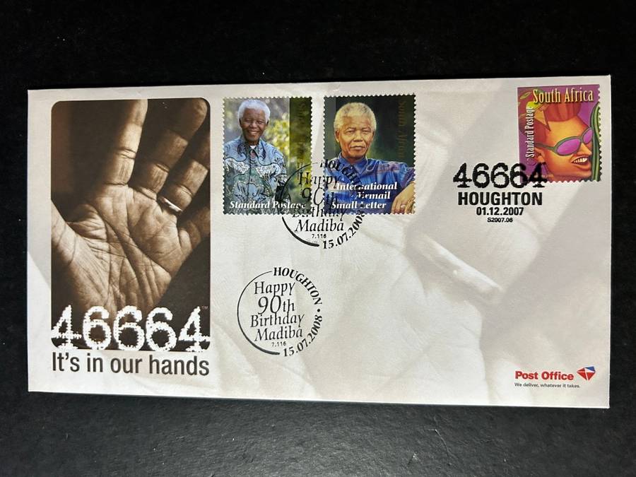 Mandela 46664 FDC Houghton 2007