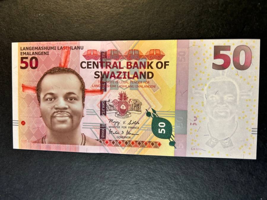 Swaziland 50 Emalangeni from 2010