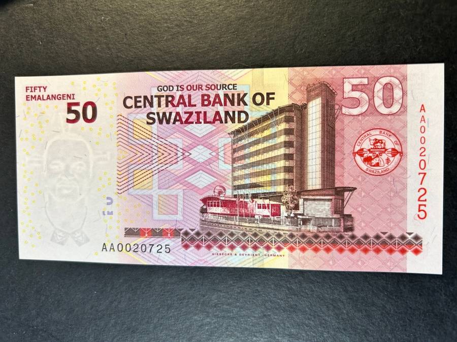 Swaziland 50 Emalangeni from 2010