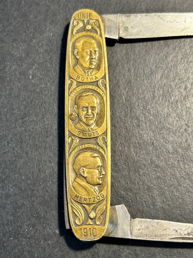 1960 Union pocket knive - botha, smuts, herzog, malan, strijdom and verwoerd