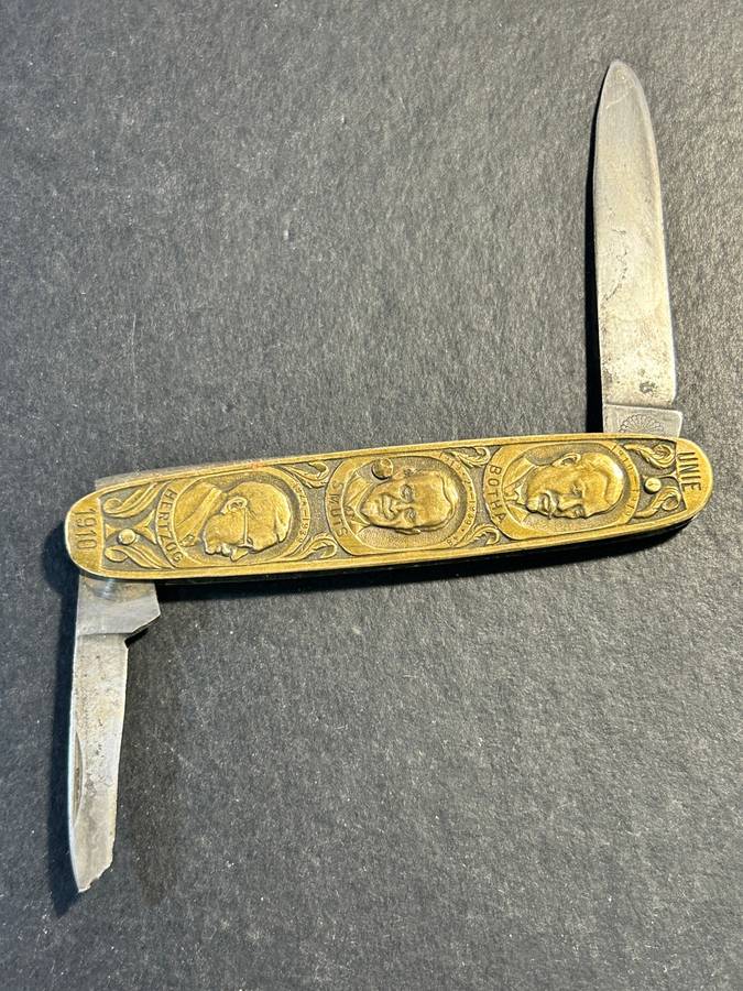 1960 Union pocket knive - botha, smuts, herzog, malan, strijdom and verwoerd