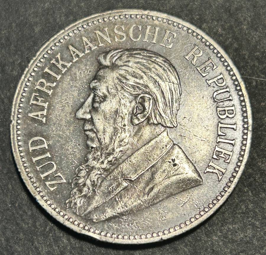 ZAR 1892 5 Shilling Single Shaft