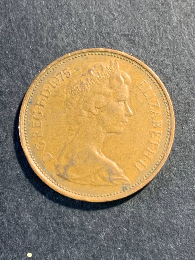 Big batch of British 2 pence coins