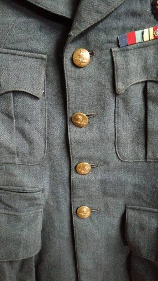 World War Two Royal Air Force Gunner Tunic with Insignia