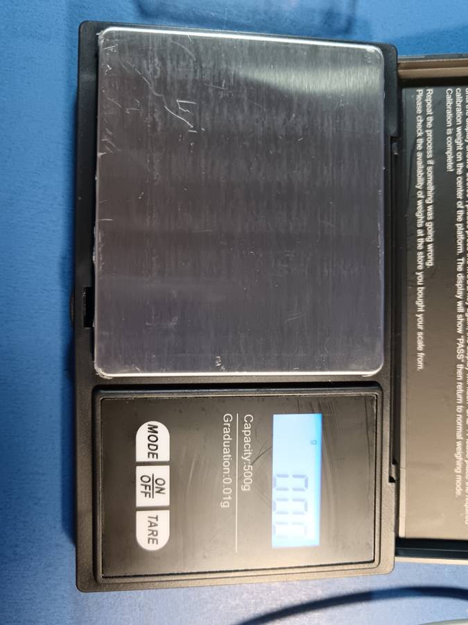 Gold scale up to 500gr