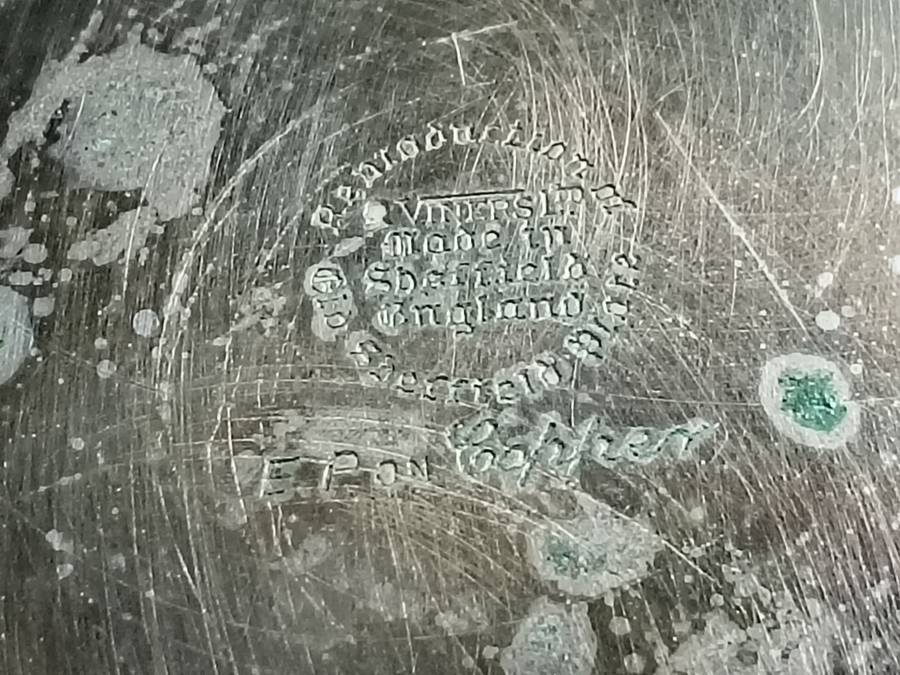 large plated bowl
