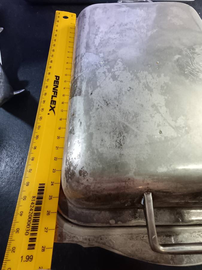 Large Plated Dish with lid