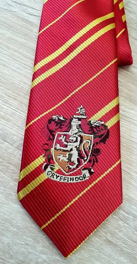 Gryffindor Harry Potter Tie, Harry Potter House Costume, HP Fandom Accessories