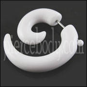 Fake Spiral Single - White