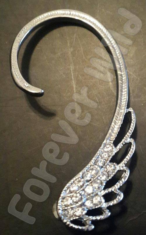 Silver Wing Ear Cuff