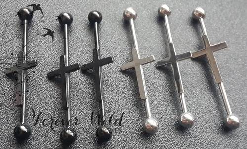 Cross Industrial Bar  - Black