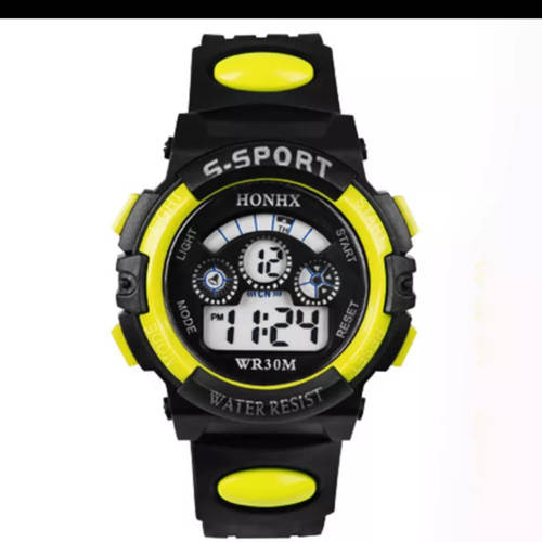 Boy's Digital LED Quartz Alarm Date Sports Wrist Watch