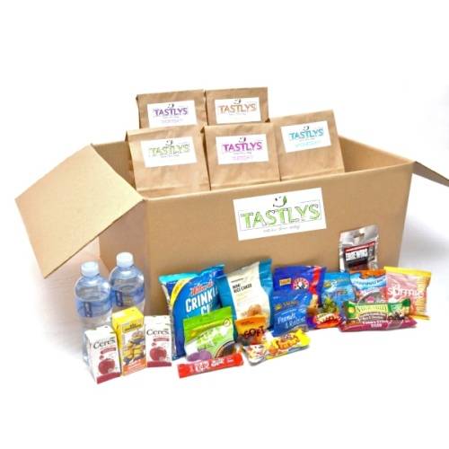 Assorted Tastlys Snack Boxes
