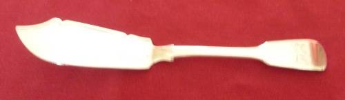 Georgian silver butter knife