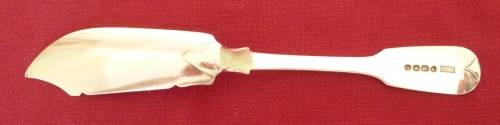 Georgian silver butter knife