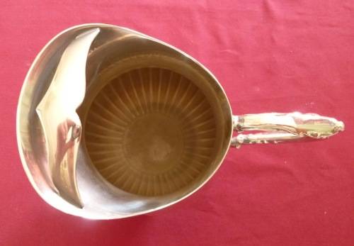 Large silver plated water jug