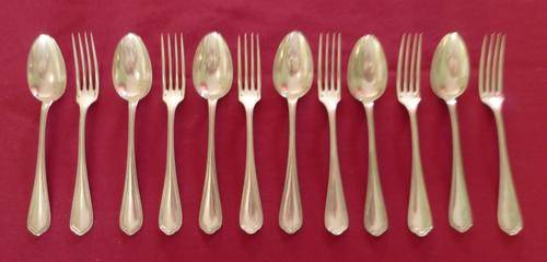 Christoffle silver plated fruit set