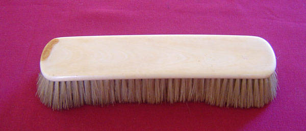Ivory handled clothes brush