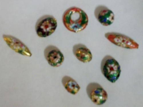 BEAUTIFUL CLOISONNE BEADS