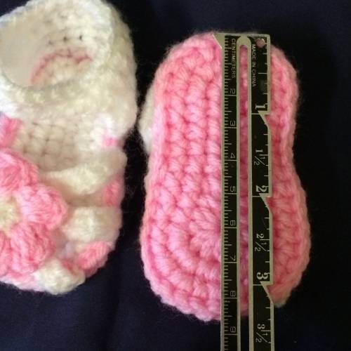 Crocheted Baby Sandals