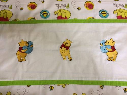 Embroidered Duvet Cover & Pillowcase - Winnie the Pooh