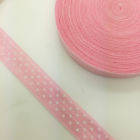 15mm Polka Dot Elastic - Pink