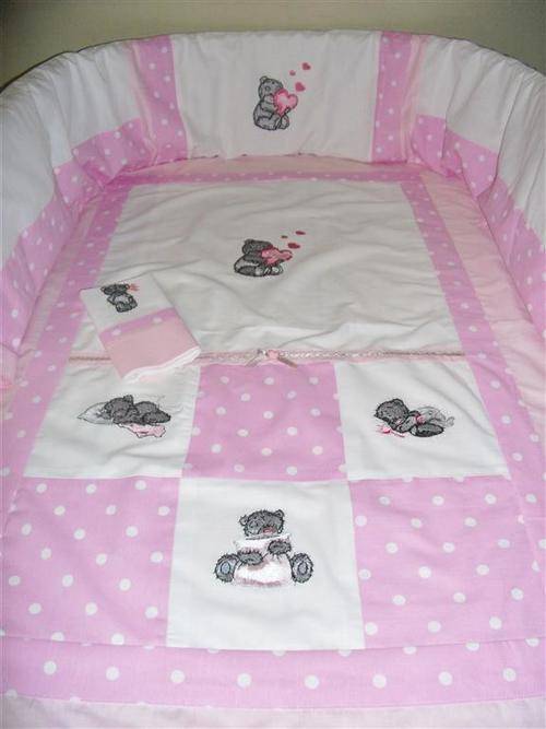 Tatty Teddy - Duvet Cover, Bumper, Bumper Inner & Pillowcase Set for Baby.
